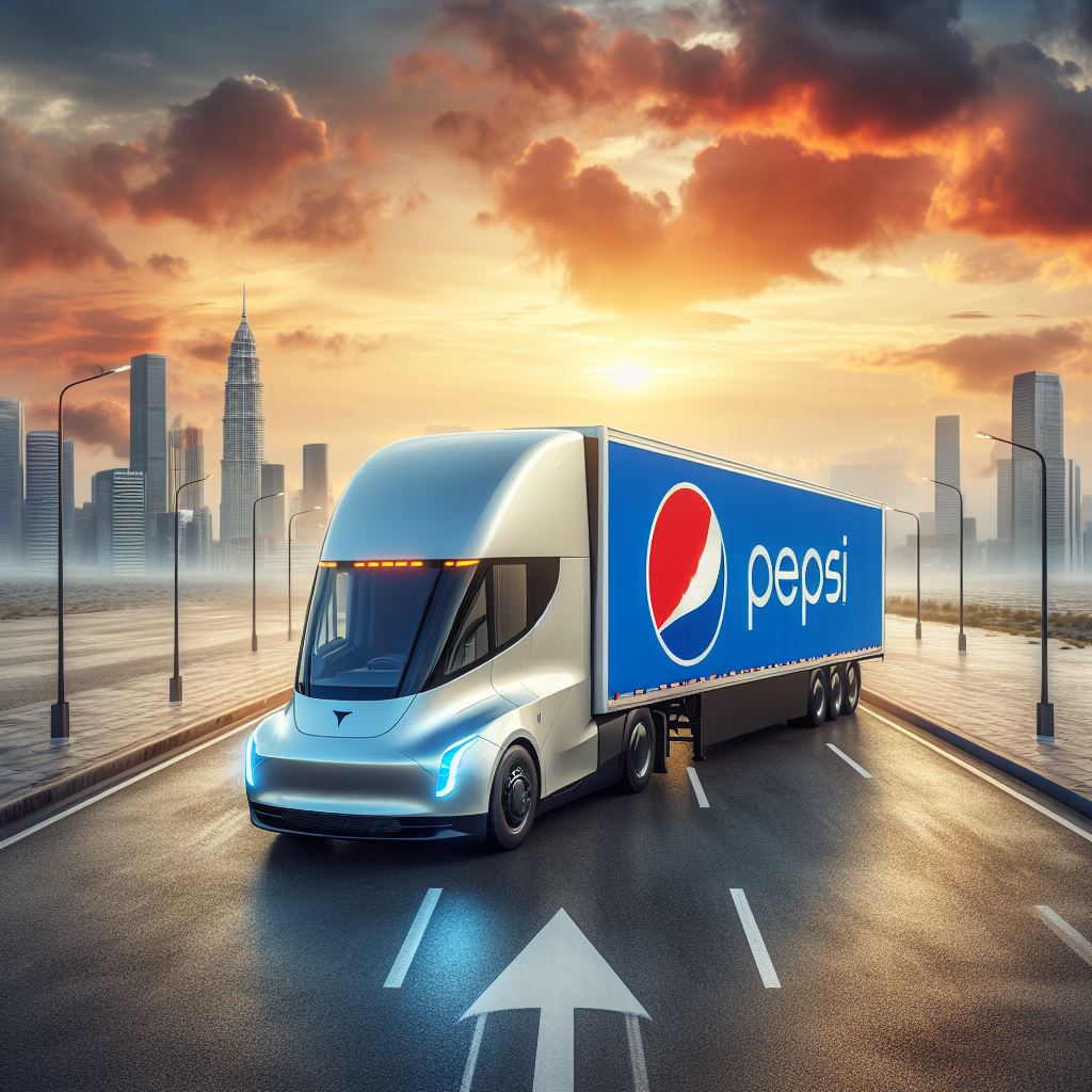 Pepsi tests Tesla Semi trucks for sustainability and efficiency